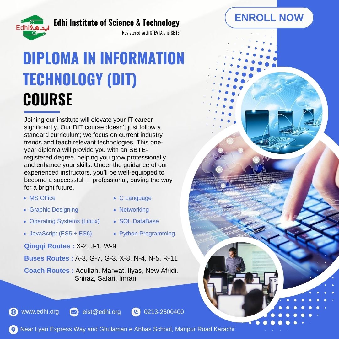 Diploma In Information Technology (DIT)